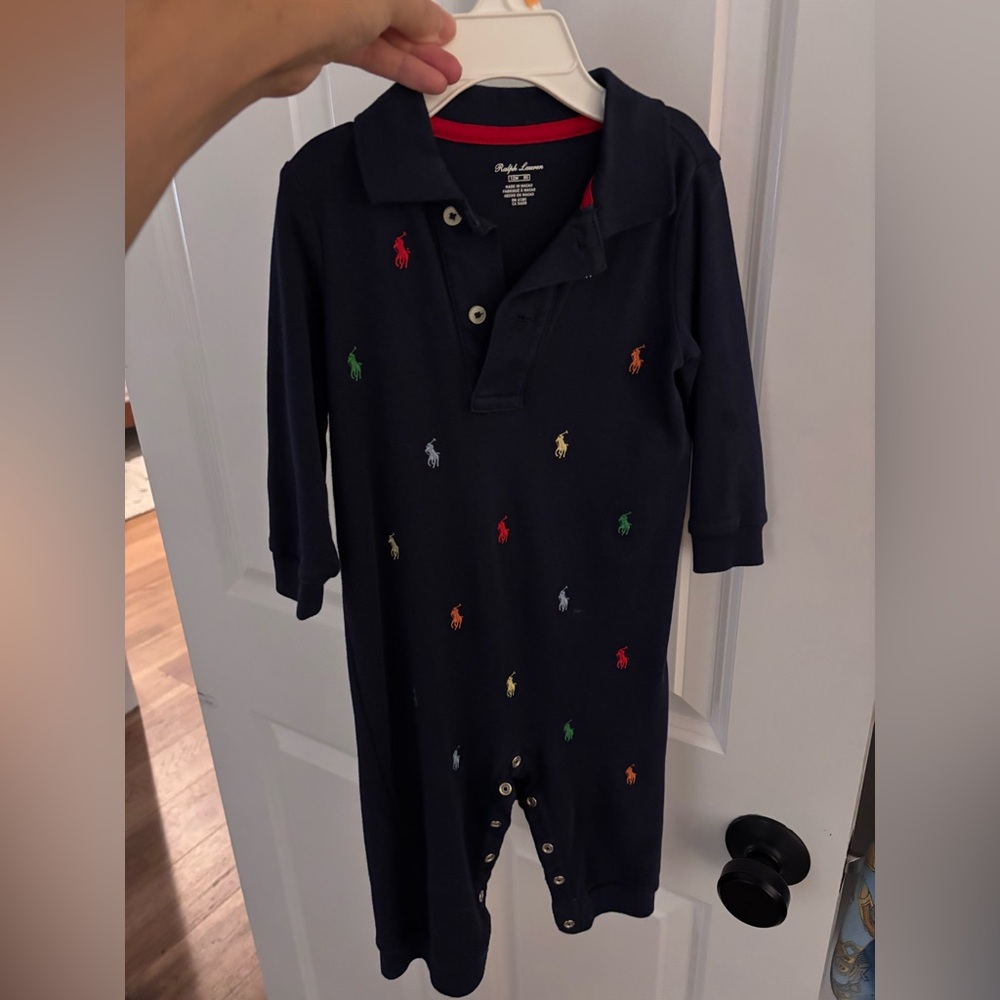 Ralph Lauren Navy Blue One Piece